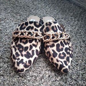Steve Madden Leopard Mules